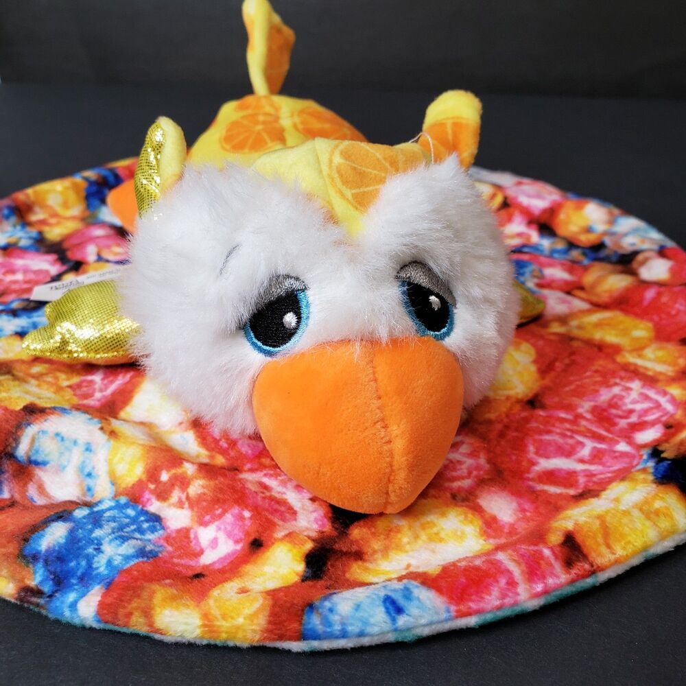 Basic Fun Cutetitos Yellow Owl Beanie 7" Food Wrap Plush Owlito Toddler Soft Toy